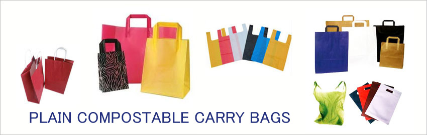 Printed Flexo Multi Colour compostable Shopping Bags in chennai | Plain ...